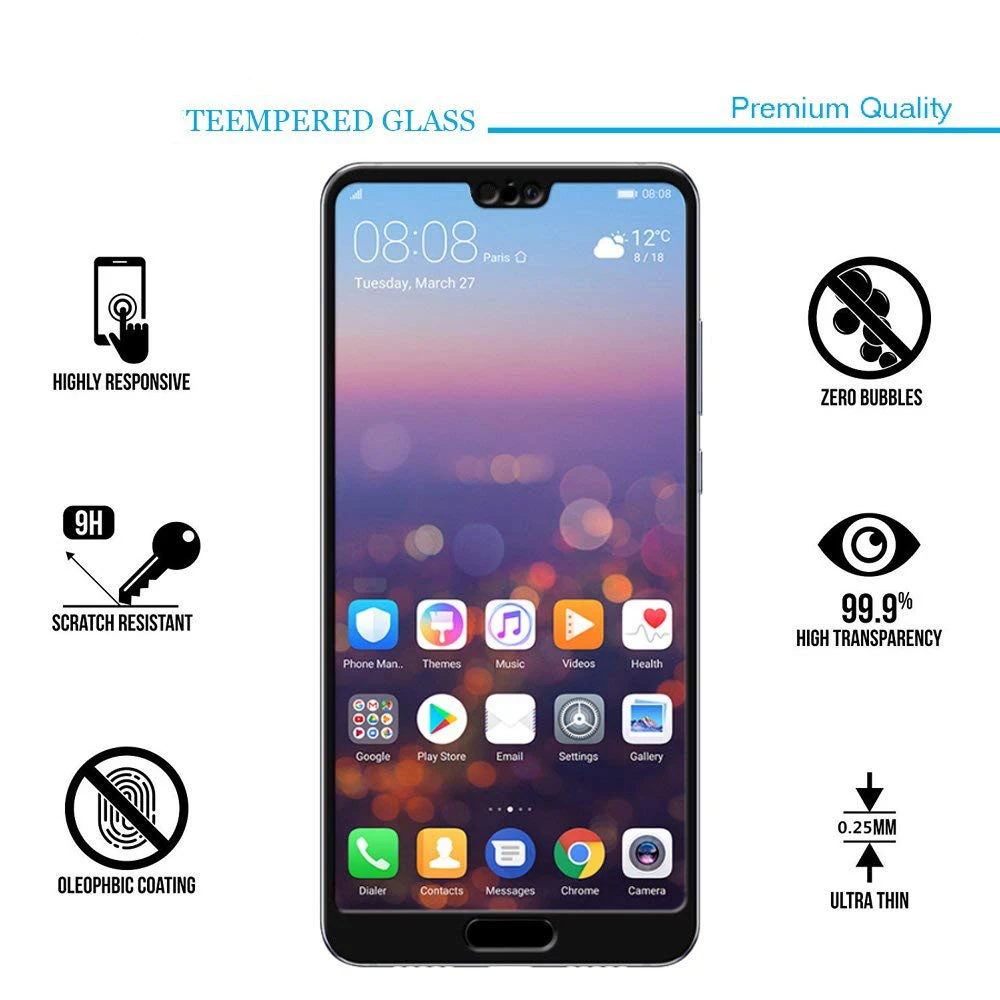 Защита экрана для Huawei P20 Lite стекло Pro P10 Plus Nova 3 3i Flim Для Honor 10 7A 7C закаленное |