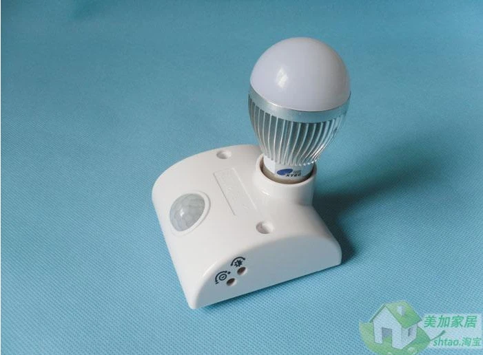 

220V LED Light Lamp E27 Infrared Motion IR Sensor LIGHT Holder Automatic Switch ,5 pics