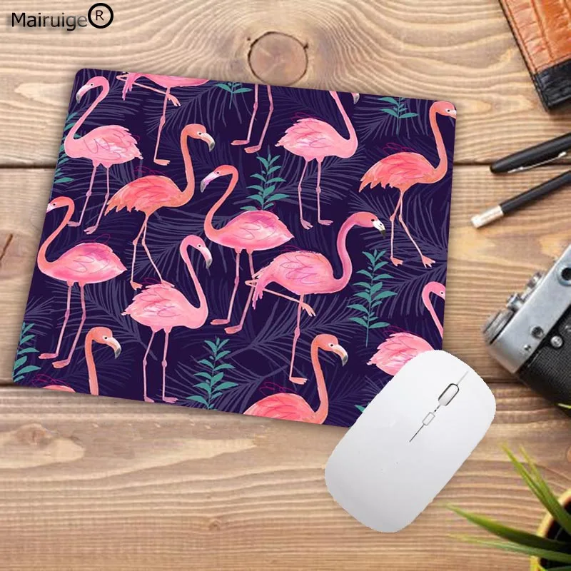 Mairuige 22X18CM Мышь pad Розовый фламинго стол матовой поверхностью Водонепроницаемый