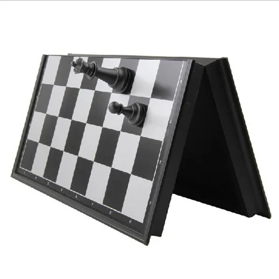 Новый портативный складной Шахматный набор 32 см с шахматной доской шахматная