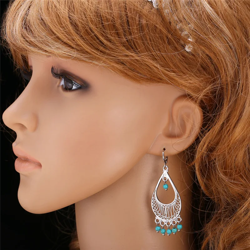 Винтажные серьги турецкие ювелирные изделия кисточки этнический модный стиль