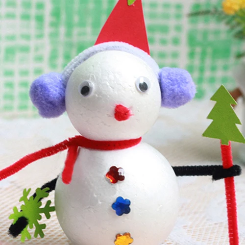 Шарики из пенополистирола для творчества сделай сам 10 шт. 50 мм 60 белые шарики с