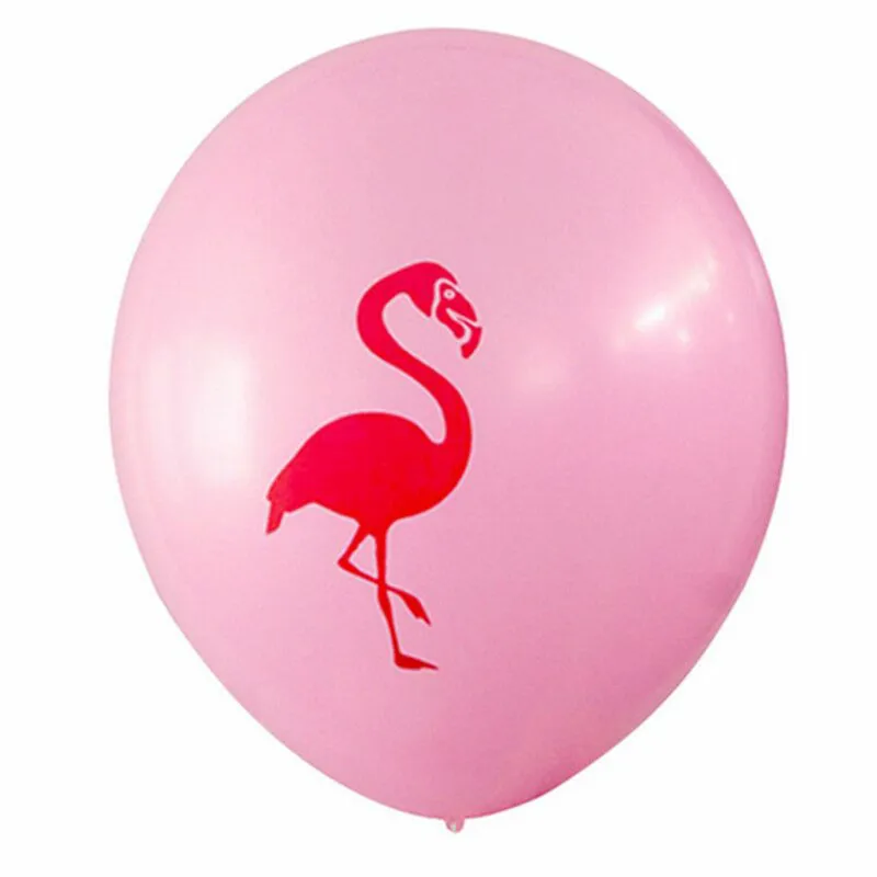 Latex Balloon 10pcs Фламинго одноразовые наборы посуды бумажные чашки тарелки салфетки соломинки столовая посуда для украшения на свадьбу на день рождения вечерние принадлежности - Цвет: Latex Balloon 10pcs