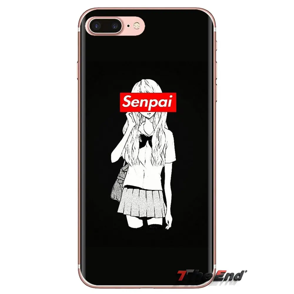 For Oneplus 3T 5T 6T Nokia 2 3 5 6 8 9 230 3310 2.1 3.1 5.1 7 Plus 2017 2018 Transparent Soft Cases Cover DNZ Anime senpai Waifu |