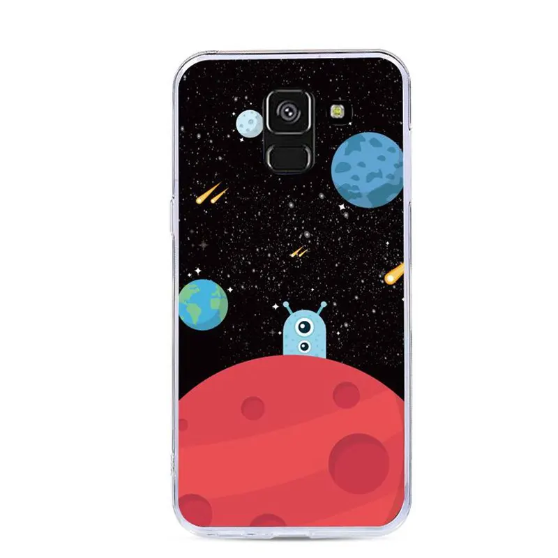 Painting Case For Samsung Galaxy A8 2018 A530 Soft TPU Silicone Back Phone Cases A5 A7 A6 Plus Cover |