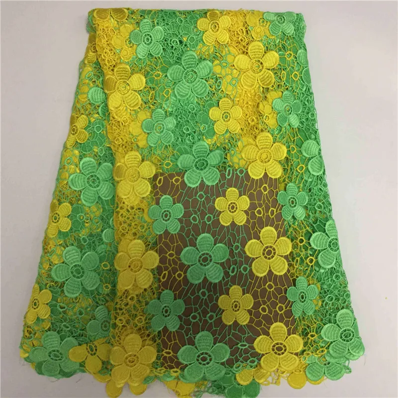 (5yards/lot) PL0901-7 modische gestickte mesh spitzenstoff mit steinen hohe qualitat Afrikanischen guipure schnur spitze stoff | Дом и сад