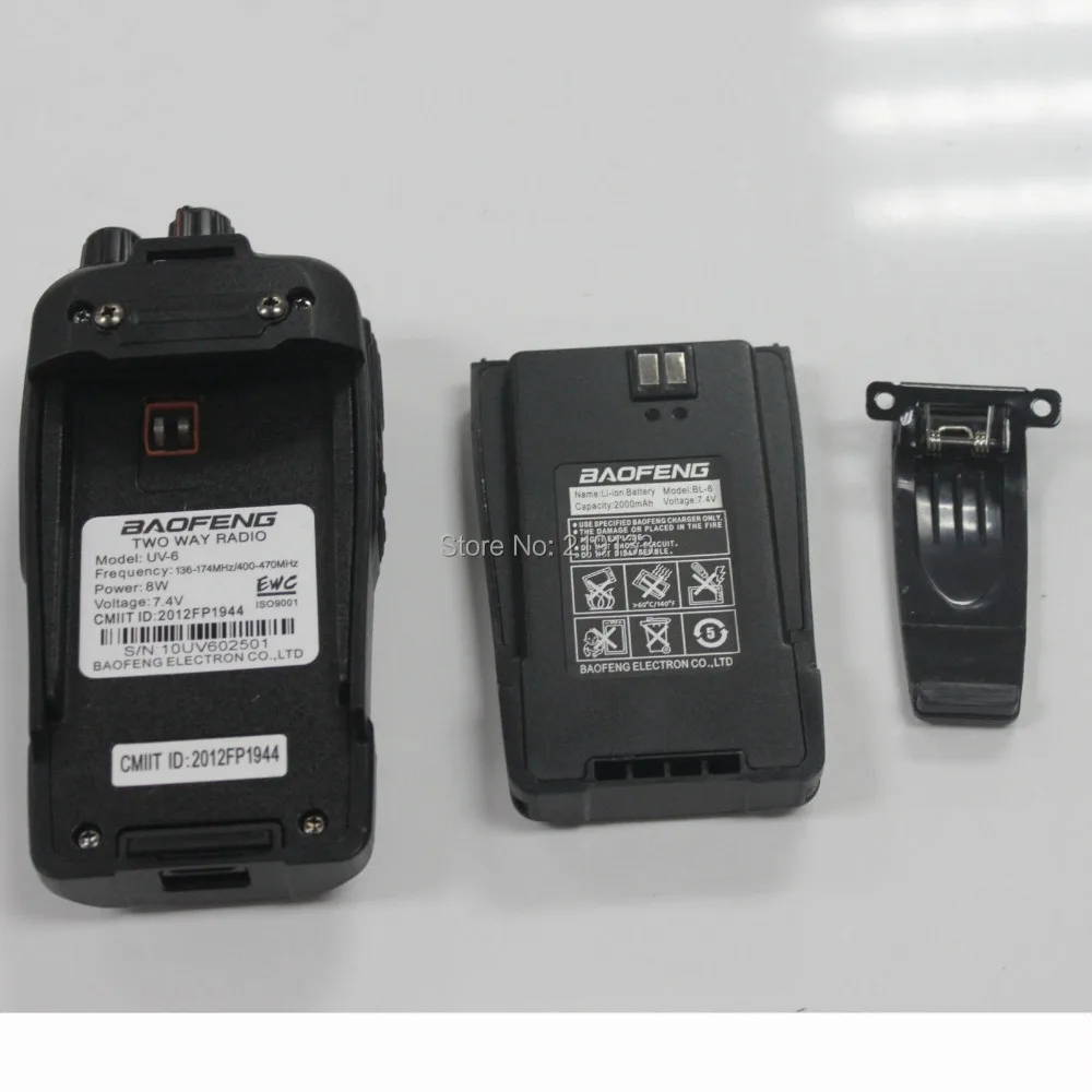 Двухдиапазонное радио BaoFeng UV-6 VHF/UHF136-174/400-470 | Мобильные телефоны и аксессуары
