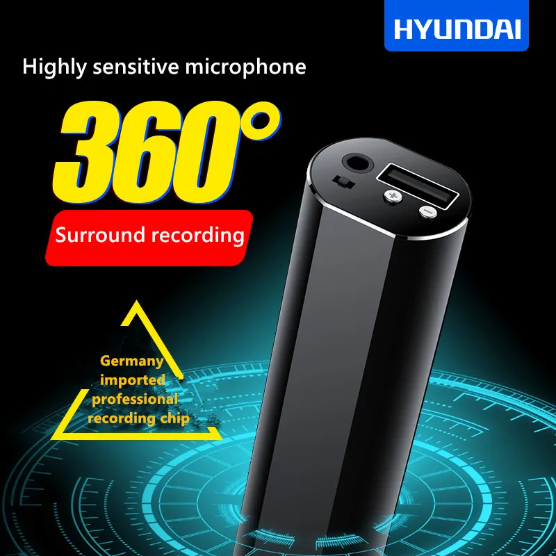 Yescool K705 диктофон, Профессиональный цифровой диктофон, скрытый, подслушивающий, денозный, дальний, магнитный мини-стерео MP3