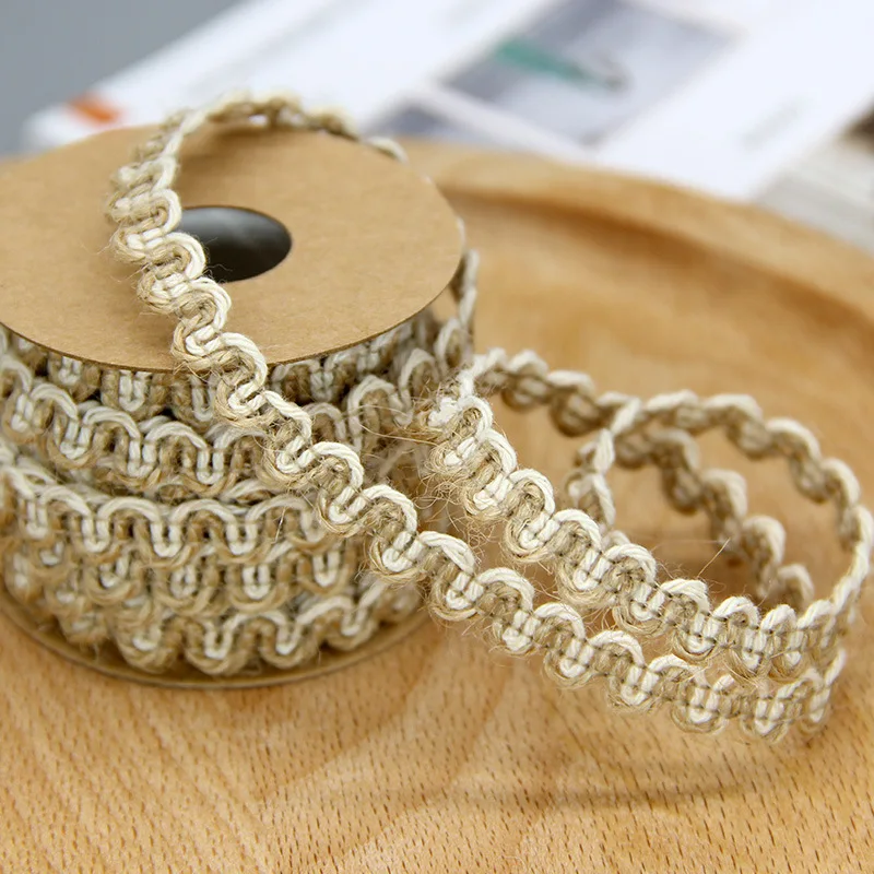 5 м самодельная винтажная натуральная джутовая веревка из хессианского джута для