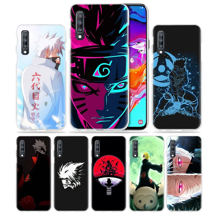 Героя аниме «Наруто Какаси из аниме «чехол для samsung Galaxy M40 A50 A80 A70 A60 A40 A30 A20e A10 J4 J6 плюс J8 S10e жесткий чехол с рисунком из аниме чехол для телефона