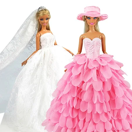 Новейшая модная одежда ручной работы для ever after high dolls розовый белый наряд Одежда для куклы Барби Кен Аксессуары Лучший подарок - Цвет: Прозрачный