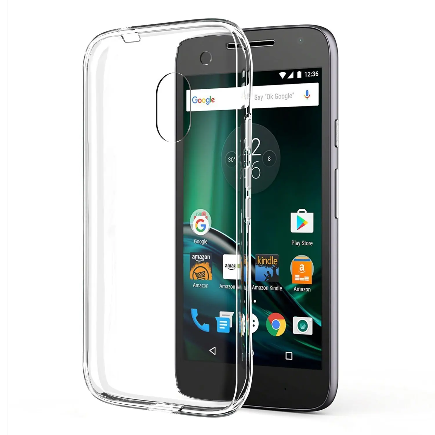 transparent Чехол с летними листьями для Motorola Moto G6 Z2 Z3 G4 G7 E5 Play EU Go E4 G5S Plus One Мягкий силиконовый чехол из ТПУ с фламинго - Цвет: transparent