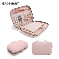bagsmart travel bags women cosmetic bag jewelry holder necklace bracelet ear ring pouch bag jewelry packing bags