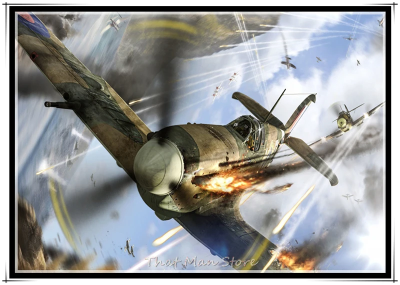 Постер World of Warcraft DogFighter Shooting Game высококачественный постер для украшения дома