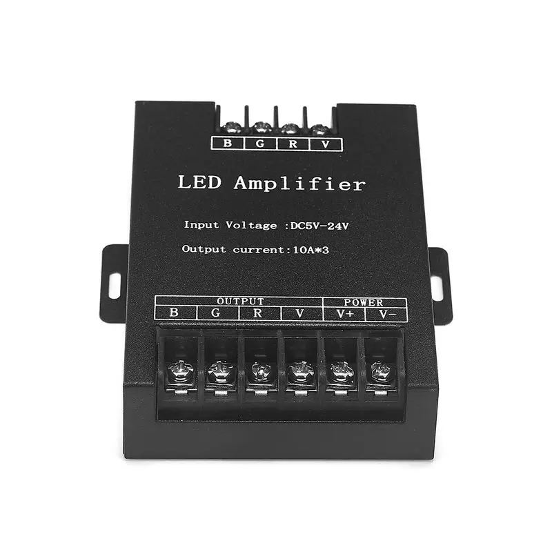 30pcs DC5V-24V 30A RGBW LED Signal Amplifier Repeater Controller For SMD 3528 5050 RGB Rigid Strip Modules | Лампы и освещение