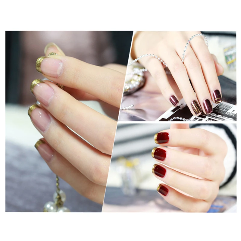 3 шт./компл. ярко розовый дизайн ногтей живопись из линий кисть для ручки