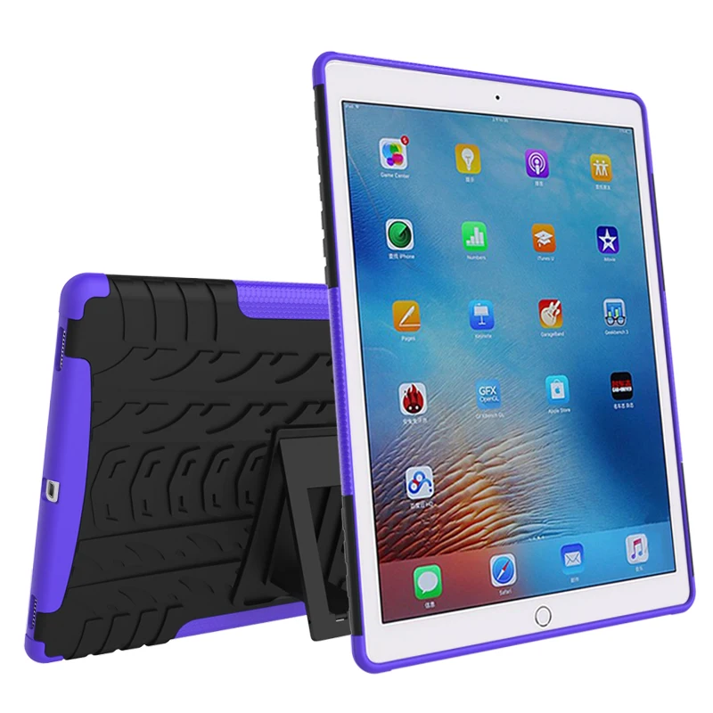 200 шт. DHL для iPad Pro 9 7 &quotЧехол с рисунком шин 2 в 1 TPU PC Гибридный кронштейн задняя