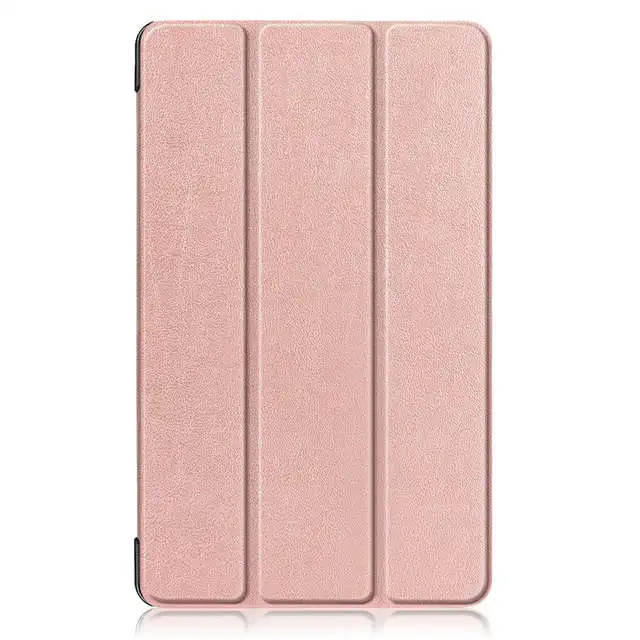 Rose Gold Чехол из искусственной кожи на магните для samsung Galaxy Tab A 8,0 SM-T290 T295 T297 8," чехол для планшета+ пленка для экрана+ ручка - Цвет: Rose Gold