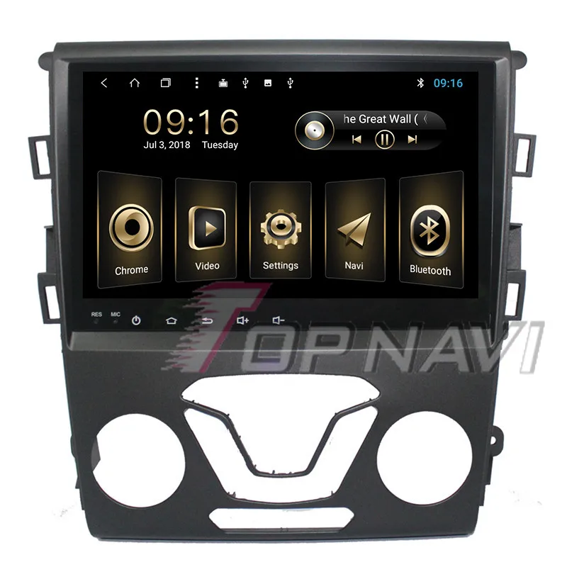 Автомагнитола 9 дюймов Android 8 1 GPS-навигация для Ford Mondeo 2013 Авторадио мультимедийный