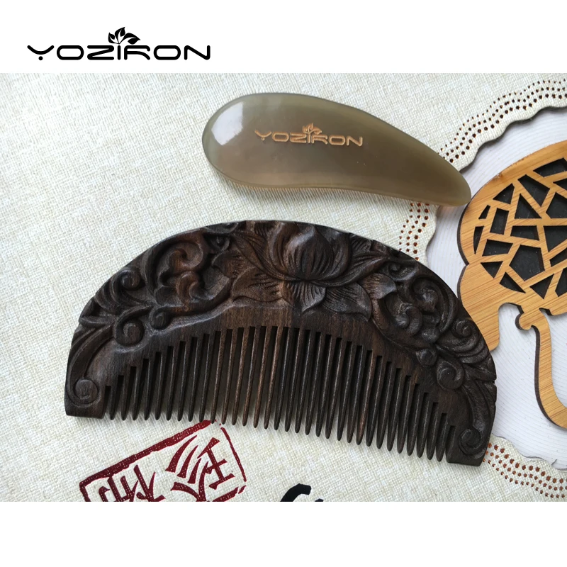 Yoziron 11*5 5 см пустое натуральный двухсторонний гравировкой резные chacate прету