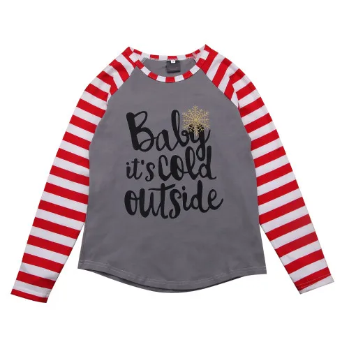 Family Matching Outfits Mother Daughter Casual Long Sleeve T-shirt Tops Women Girls Kid Tee Top | Мать и ребенок