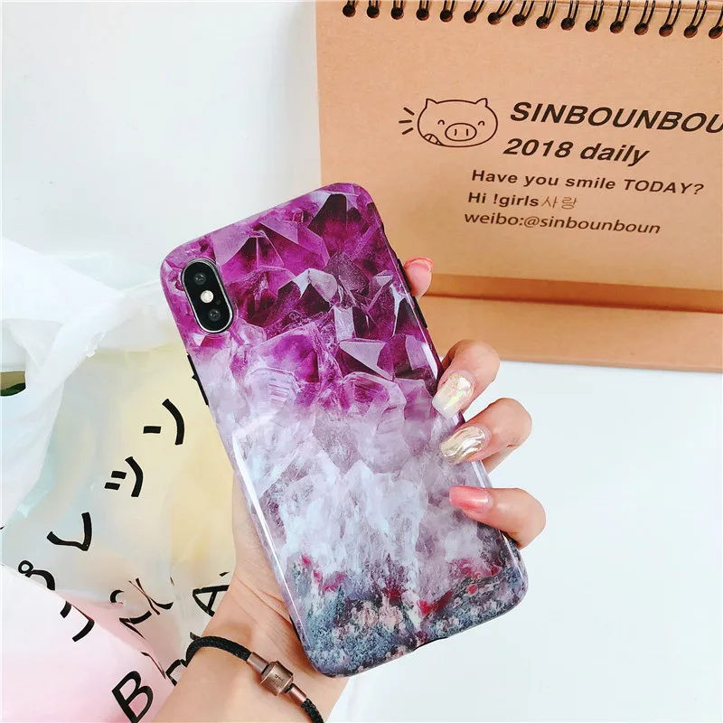 Роскошный мягкий силиконовый чехол для iPhone 7 8 X плюс Чехол телефона Apple 6/6 S Plus Coque