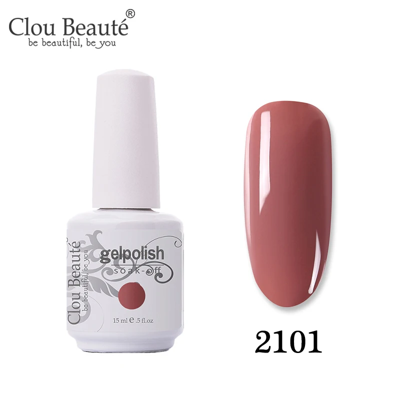 2101 Clou Beaute Новое поступление праймер гель лак УФ гель лак коралловый телесный красный розовый УФ гель лак для ногтей Гибридный маникюрный гель для ногтей лак - Цвет: 2101