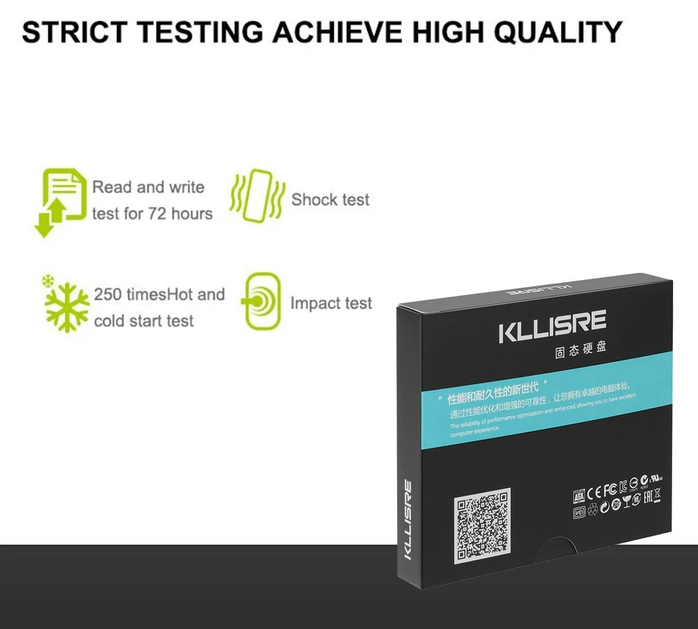 Kllisre SSD 240GB Внутренний твердотельный накопитель 2,5 дюймов SATA III HDD жесткий диск HD ноутбук ПК