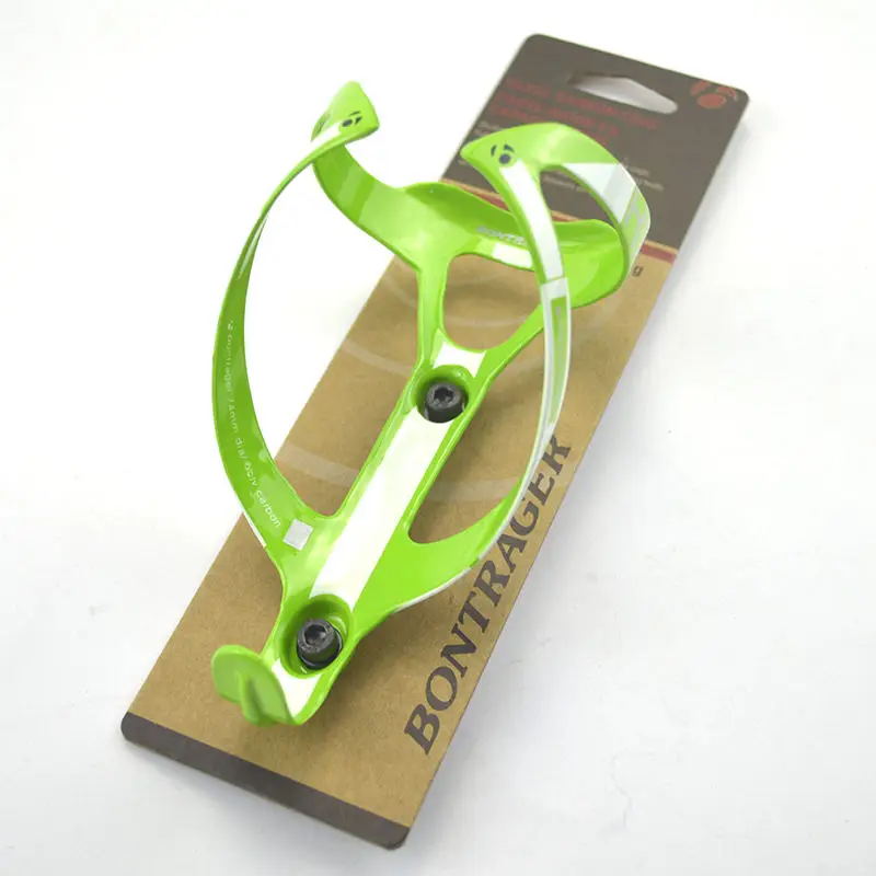 2pcs green white 2 шт./лот полный углерода Волокно Велосипедные бутылки держатель MTB/дорожный велосипед бутылку воды клеткой Велоспорт стойки езда на велосипеде Интимные аксессуары - Цвет: 2pcs green white