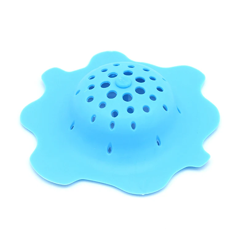 Круглый Слив для пола пробка фильтр воды Ловца волос кухни силиконовая раковина