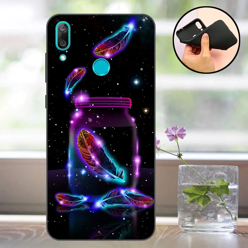 Huawei y5 2019 Case Y5 Silicone Cover Matte Soft Phone case Y 5 AMN-LX9 AMN-LX2 AMN-LX1 bumper | Мобильные телефоны и