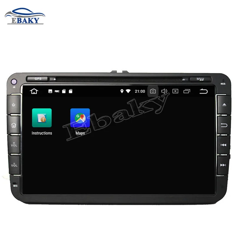 2din 4 Гб ОЗУ Восьмиядерный Android 9 0 автомобильный DVD gps для VW