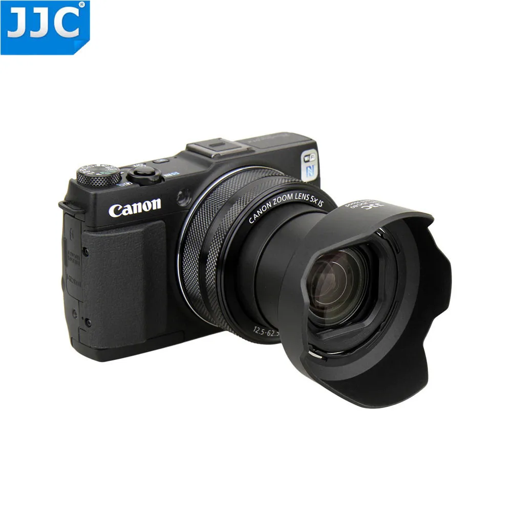 JJC камера байонет Цветок бленда объектива для Canon PowerShot G1X Mark II Заменяет LH