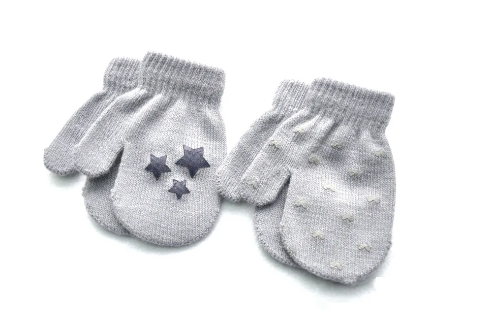 2018 HOT winter gloves Cute Thicken baby handschoenen Infant Baby Heart Print Hot Girls Boys Of Winter Warm Gloves | Детская одежда и