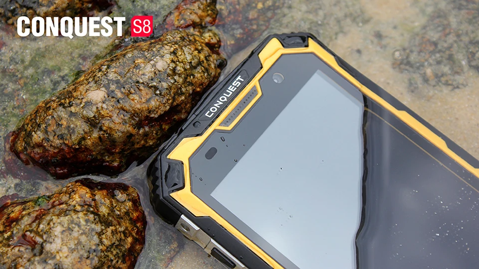Conquest S8 смартфон IP68 водонепроницаемый ударопрочный 4 Гб ОЗУ 64 Гб ПЗУ MTK6755 Восьмиядерный Android 6,0 6000 мАч аккумулятор мобильный телефон