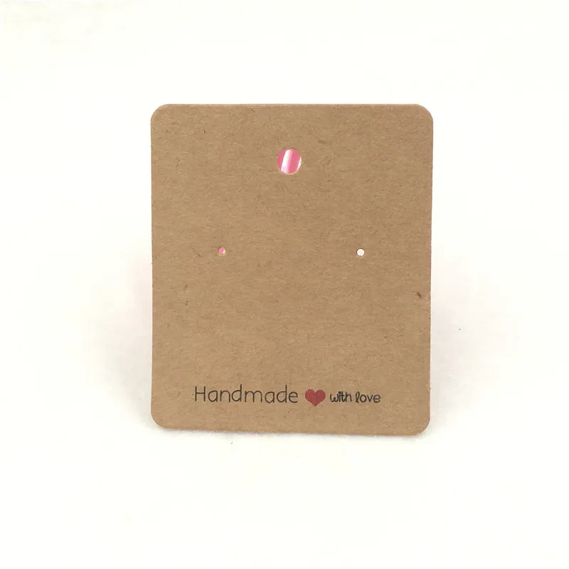 

100Pcs/Lots One Pair Earring Card Fashion Drop Dangle Earrings Cards Professional Display Jewelry Hang Card Store Sell Well