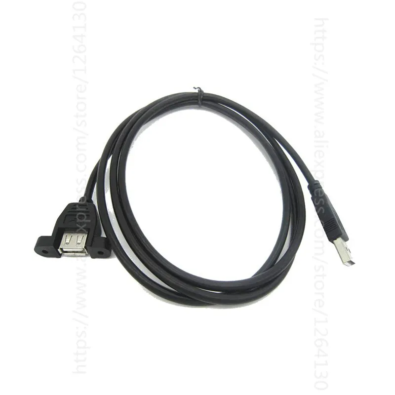 0 5 м/1 м винтовой замок Панель Крепление USB 2 Тип A удлинитель адаптер для