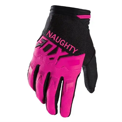 Black Pink Motorcycle MX DIRTPAW Pink Race Gloves Motorbike Mountain Bike Riding Cycling Sports Gloves - Цвет: Black Pink
