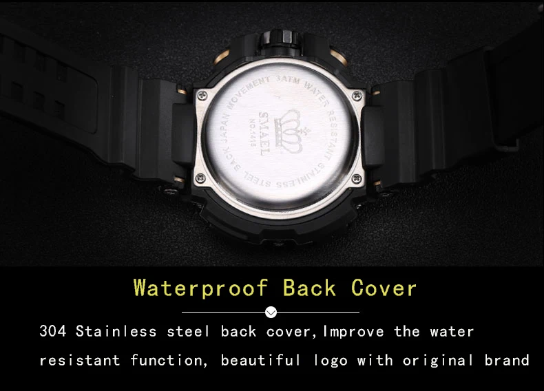 Повседневные мужские часы, водонепроницаемые, montre homme, мужские наручные часы, светодиодный, цифровые часы, мужские часы, светодиодный, reloj hombre, 1376, большие спортивные часы