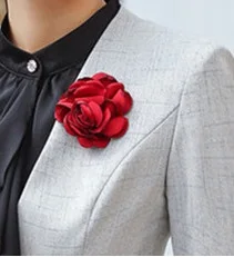 Red Corsage Модные серые женские блейзеры деловые костюмы с Блейзер и юбка весна осень женский профессиональный офисный Блейзер комплект одежды для работы - Цвет: Red Corsage