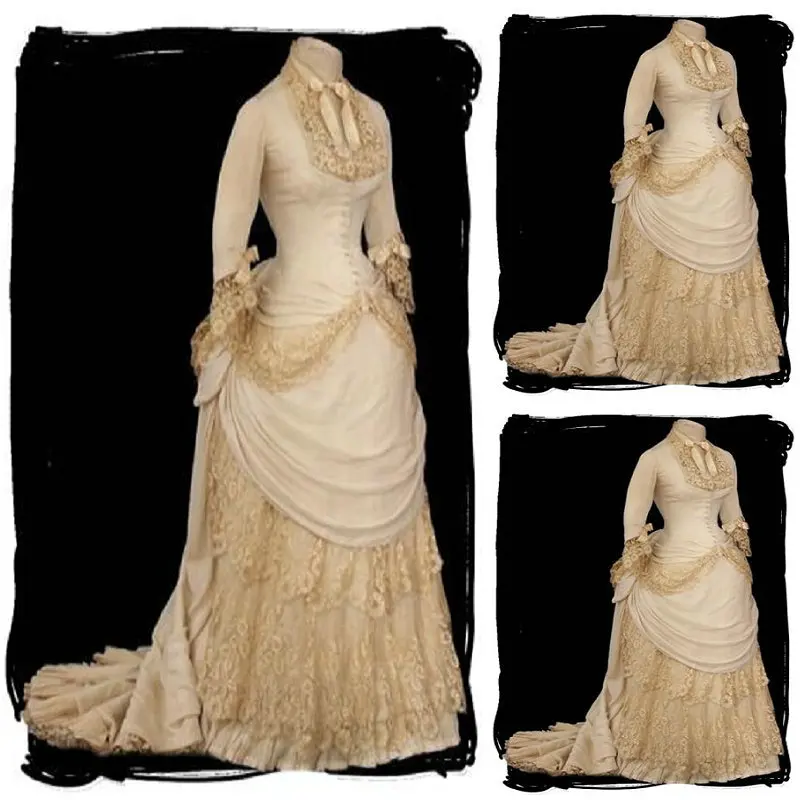 Nuovo! Cliente-made Vintage Costumi Vittoriano Abiti Scarlett Guerra Civile vestito Cosplay Lolita abiti US4-36 C-1085