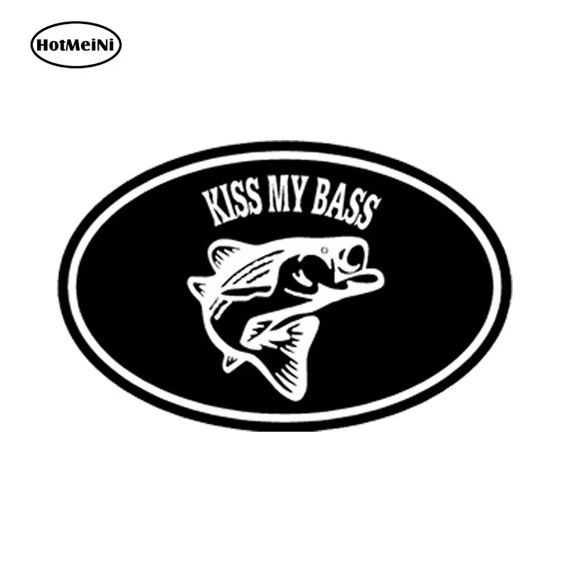 HotMeiNi автомобильный Стайлинг Kiss My Bass-рыболовная лодка Walleye Trout Catfish Мускусная