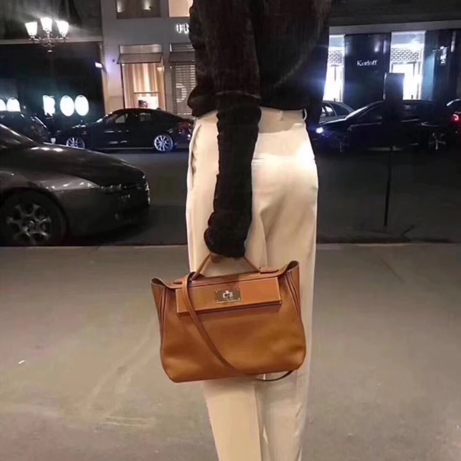 Сумки с верхней ручкой 2019 новая женская сумка высшего качества натуральная