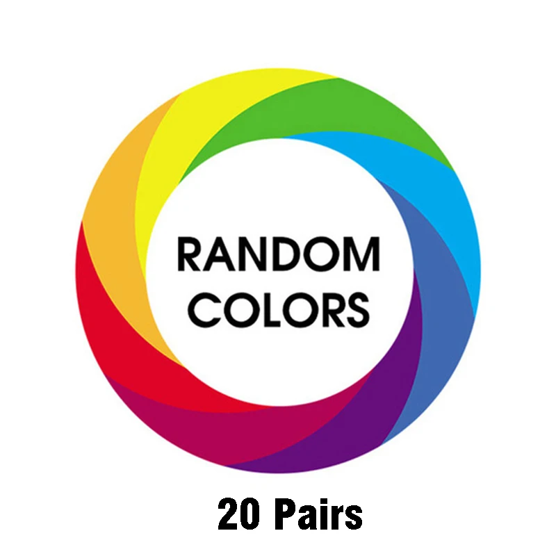 Random (20 pairs) 10 пар/лот, женские носки из чесаного хлопка, цветные забавные счастливые носки, новинка, весна-осень, повседневные скейтборды, сумасшедшие носки для девочек - Цвет: Random (20 pairs)
