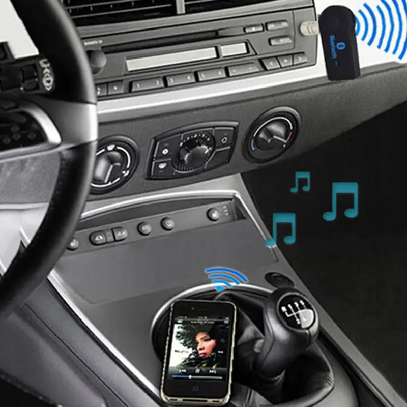 GEYIREN Мини Портативный Bluetooth Беспроводные адаптеры 3 5 мм Автомобильный AUX аудио