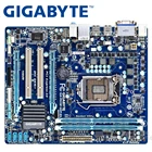 Материнская плата GIGABYTE GA-H61M-D2P-B3 H61, сокет LGA 1155 i3 i5 i7 DDR3 16 г uATX Оригинал H61M-D2P-B3 бу материнская плата