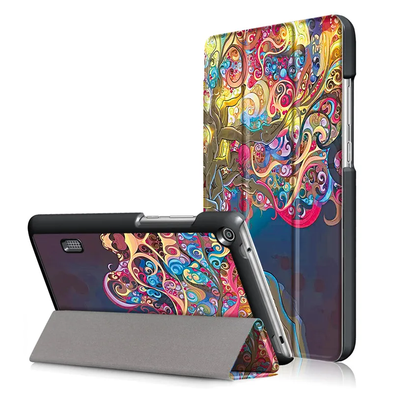 Чехол для Huawei MediaPad T3 7 0 модный умный чехол из искусственной кожи с подставкой