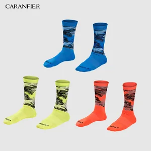 CARANFIER, высокое качество, профессиональный бренд, дышащие спортивные носки, дорожные велосипедные носки, Спорт на открытом воздухе, гоночные велосипедные носки