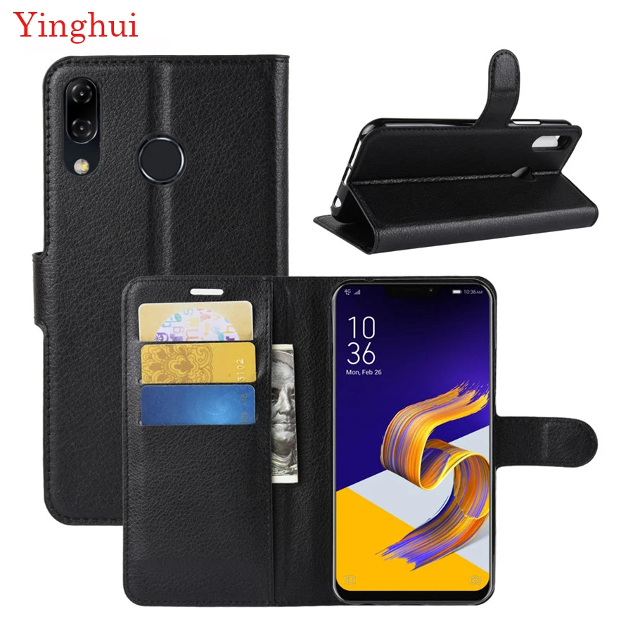 Флип чехол для Asus Zenfone 5 ZE620KL кожаный телефона 5Z ZS620KL подставка флип Чехлы|Бамперы| |