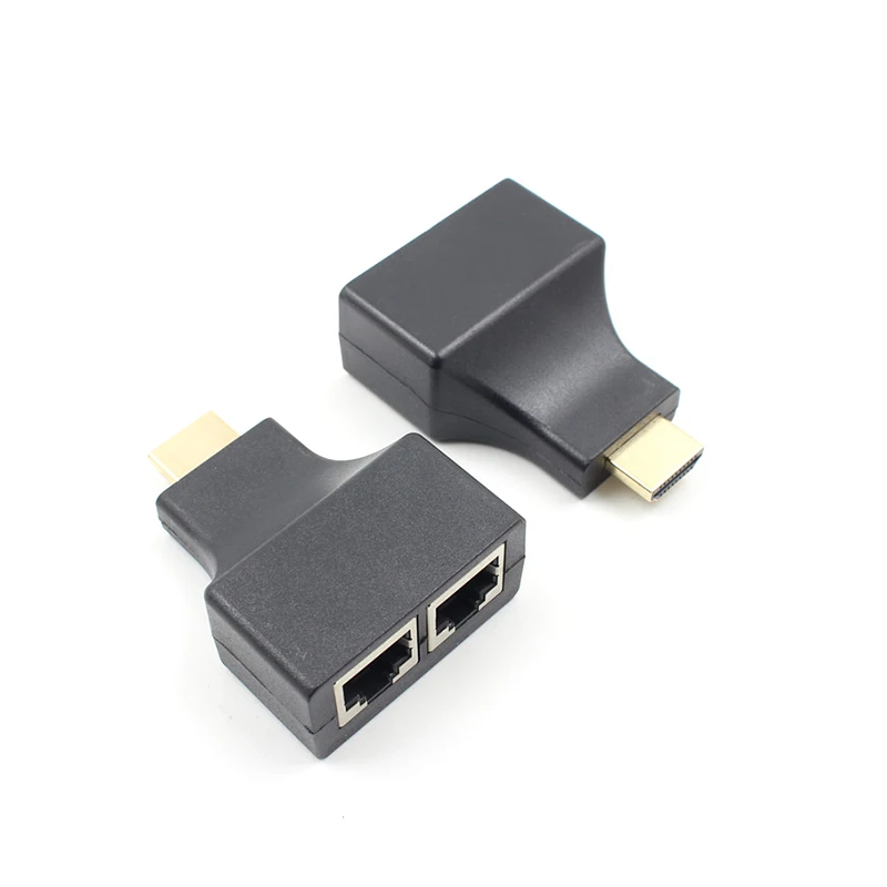 2 шт./комплект ретранслятор переходник для RJ45 CAT5E CAT6|Кабели HDMI| |